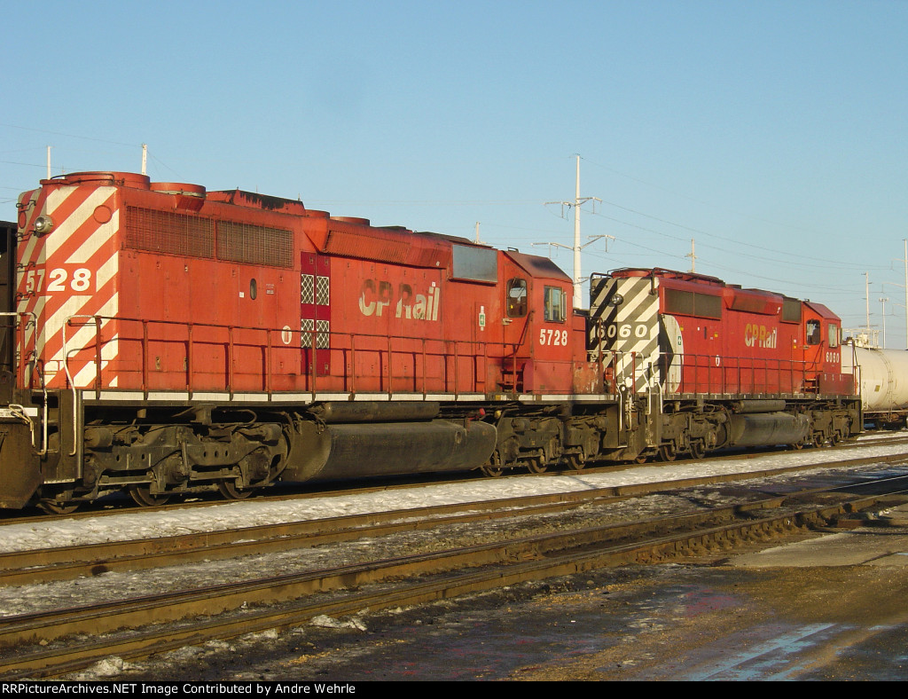 CP 5728 & 6060 complete the SD40-2 quartet